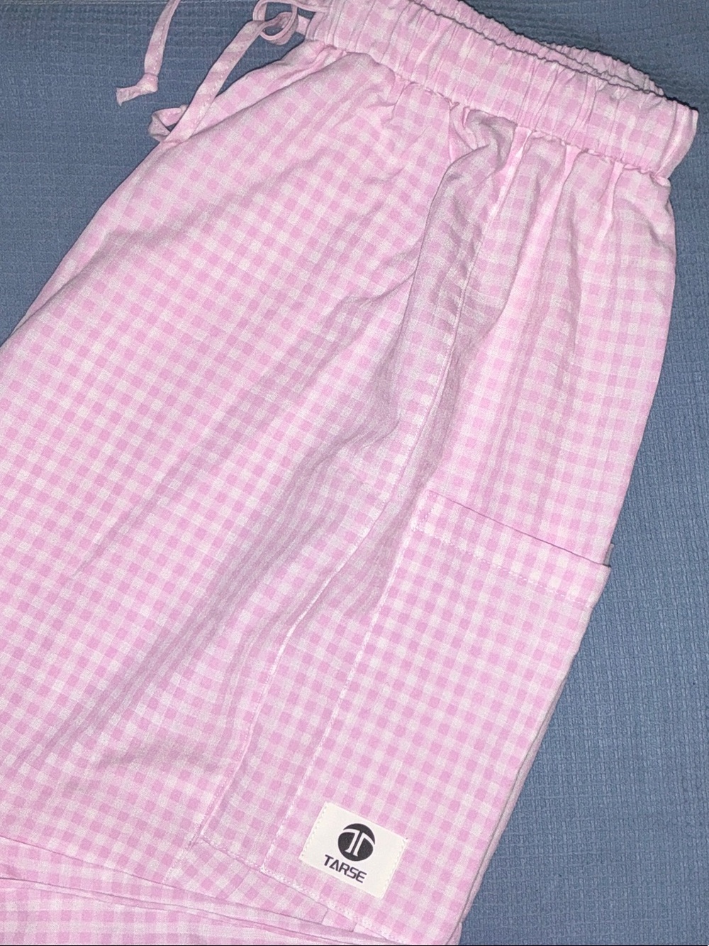 Tarse linen blend wide leg pants